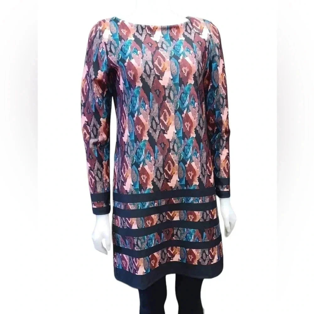 Isle By Melis Kozan Long Sleeve Shift Dress Size  Small